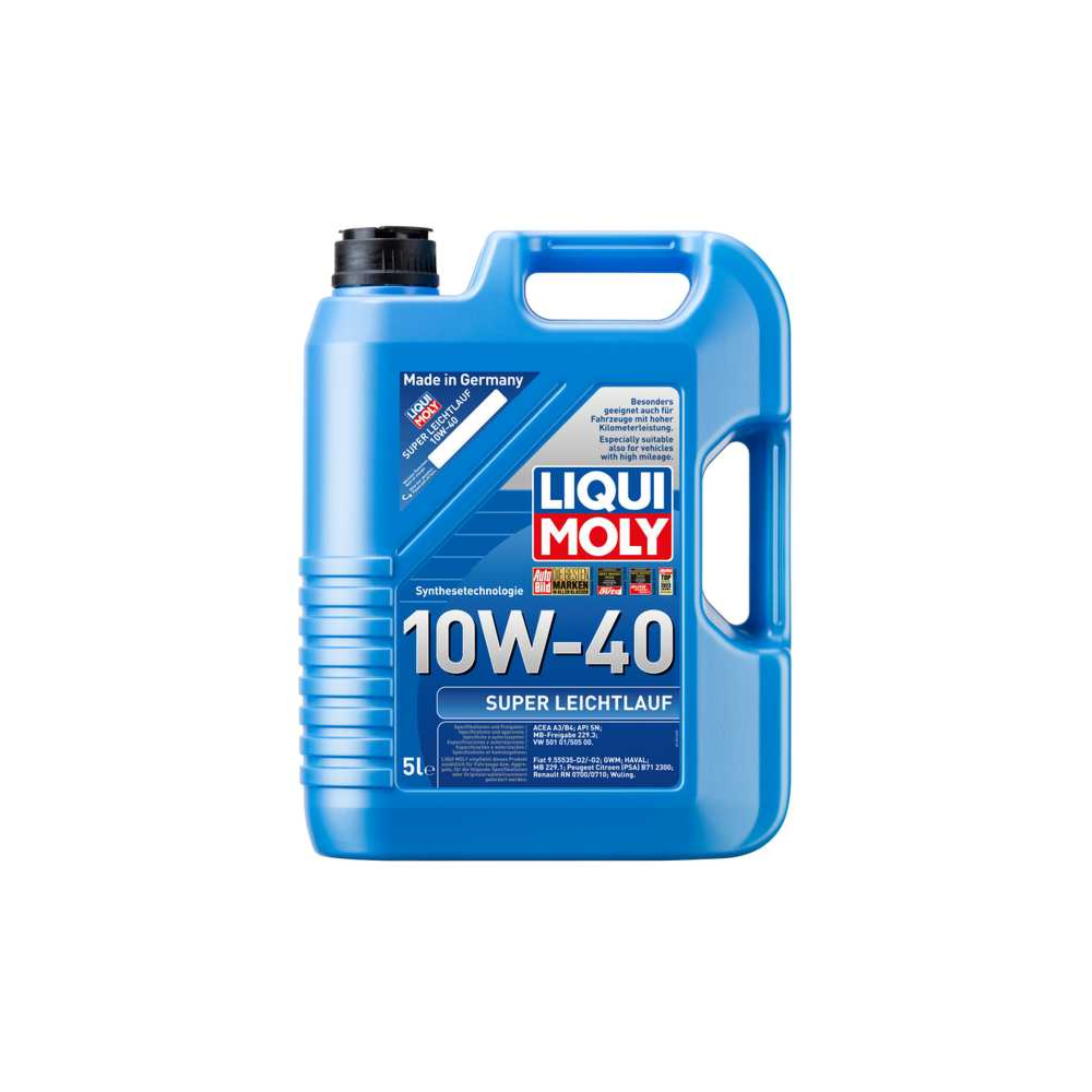 Variklio alyva LIQUI MOLY SUPER LEICHTLAUF 10W40 5L | Oiler