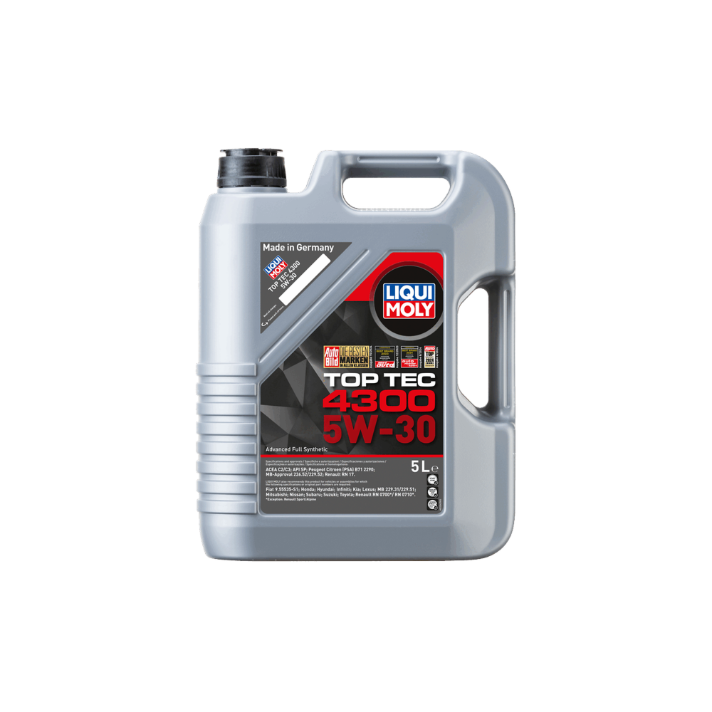 Моторное масло LIQUI MOLY TOP TEC 4300 5W30 5L | Oiler