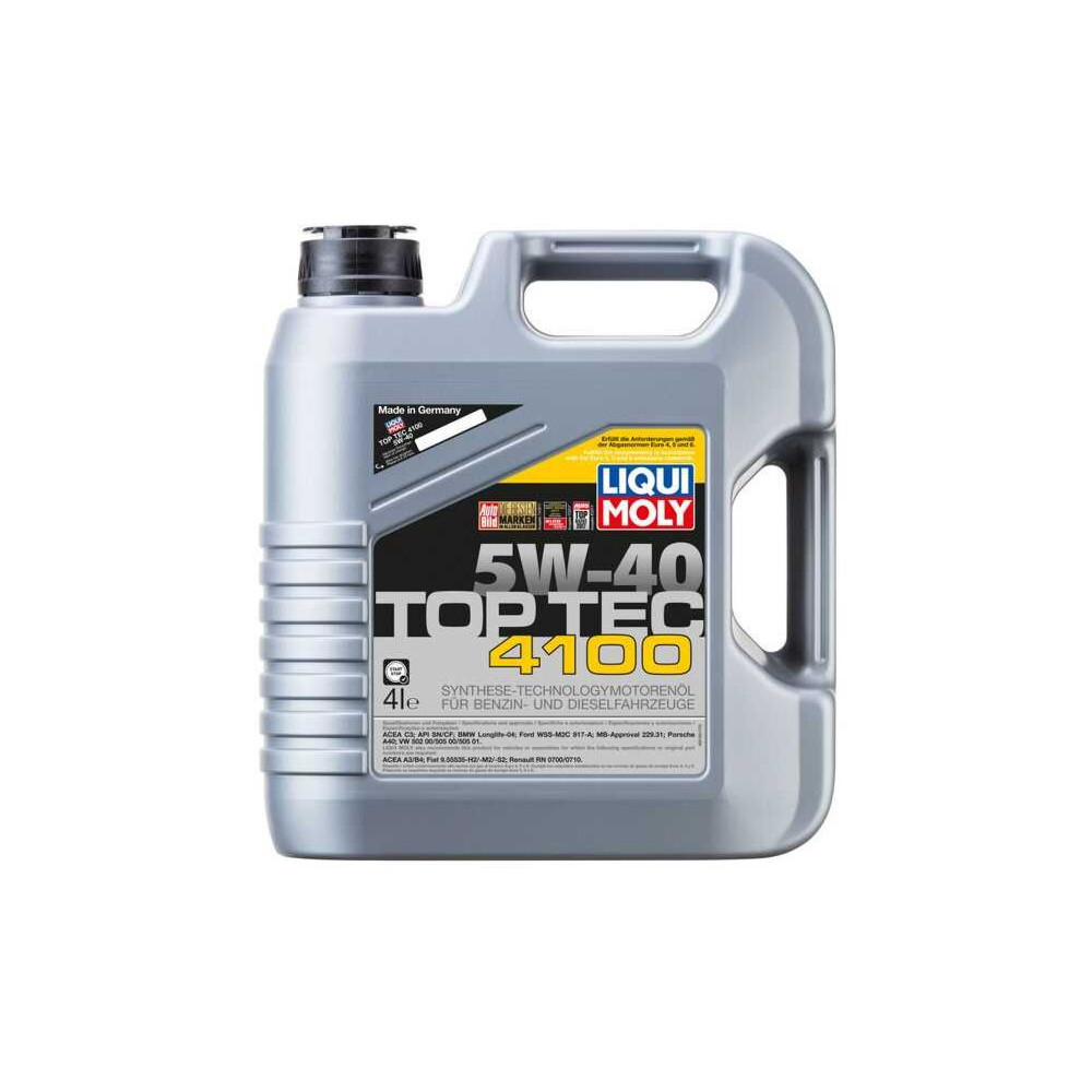 Variklio alyva LIQUI MOLY TOP TEC 4100 5W40 4L | Oiler