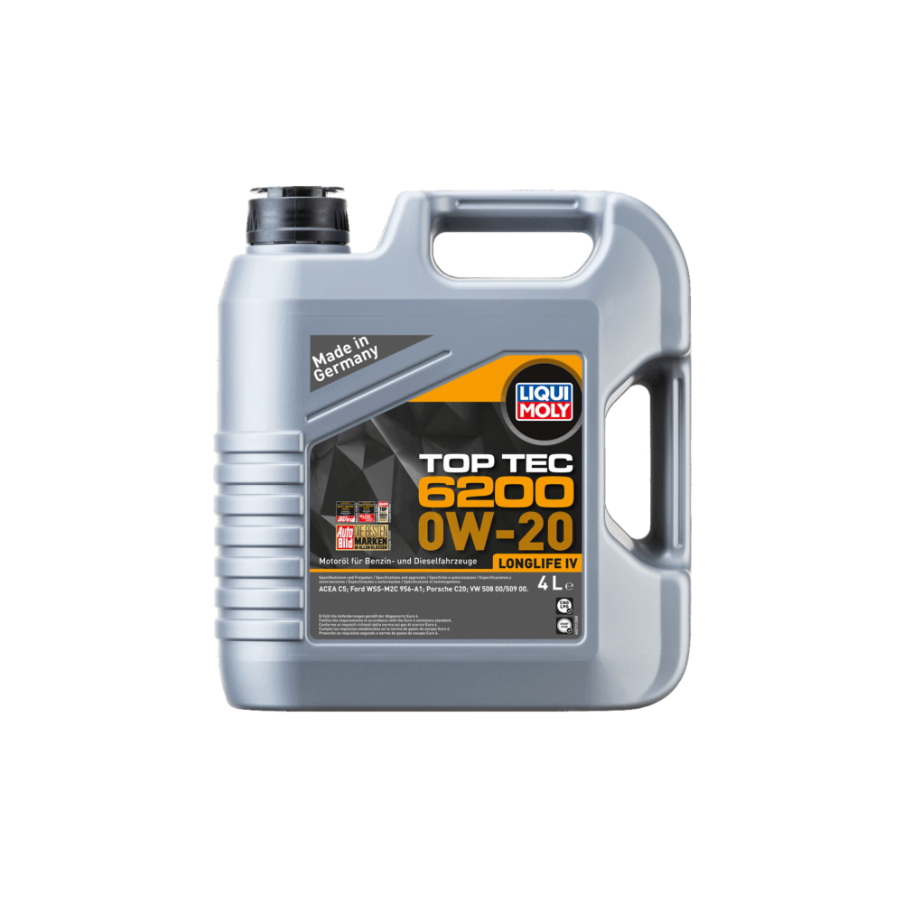Моторное масло LIQUI MOLY TOP TEC 6200 0W20 4L | Oiler