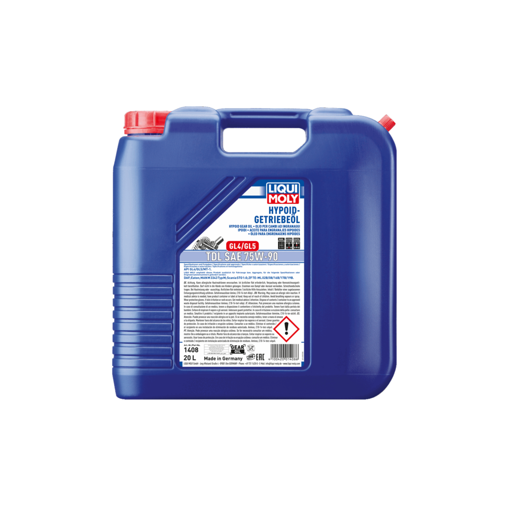 Масло для трансмиссии LIQUI MOLY 1408 75W90 TS 20L | Oiler