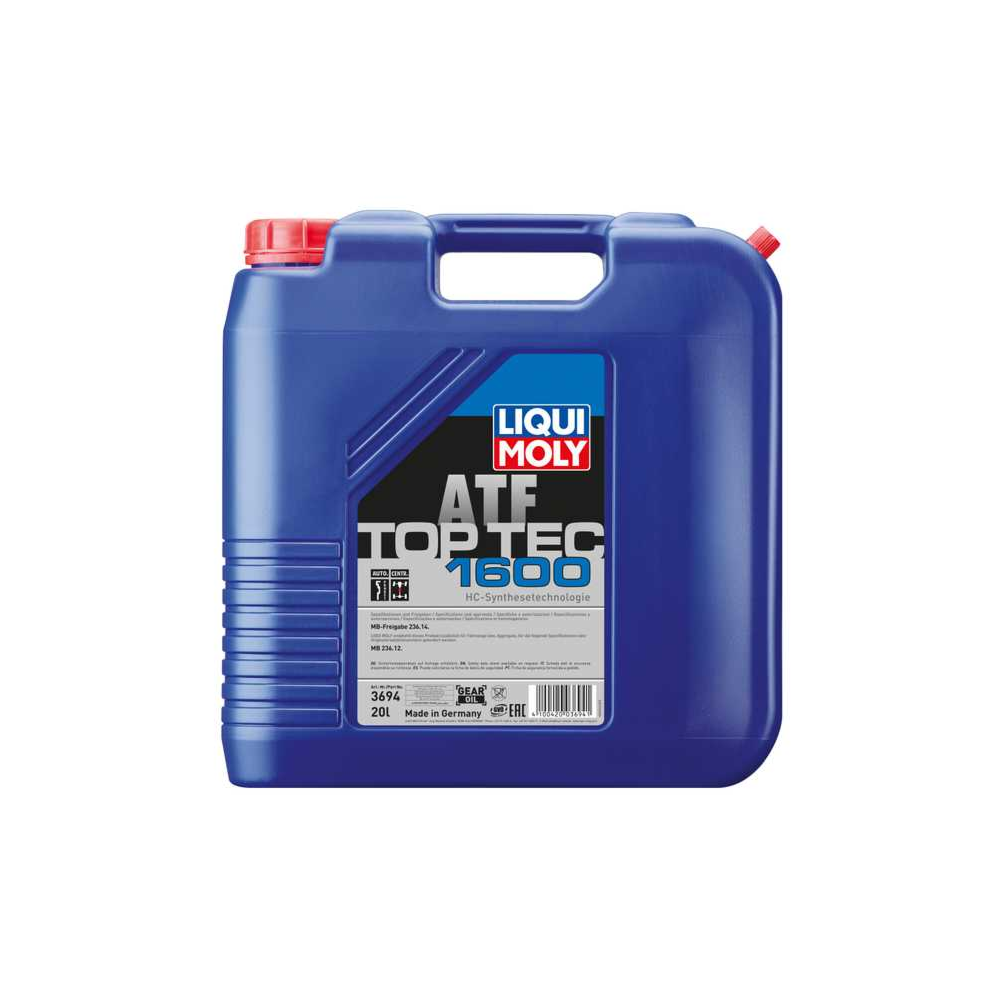 Transmisijos alyva LIQUI MOLY 3694 Top Tec ATF 1600 20 l | Oiler