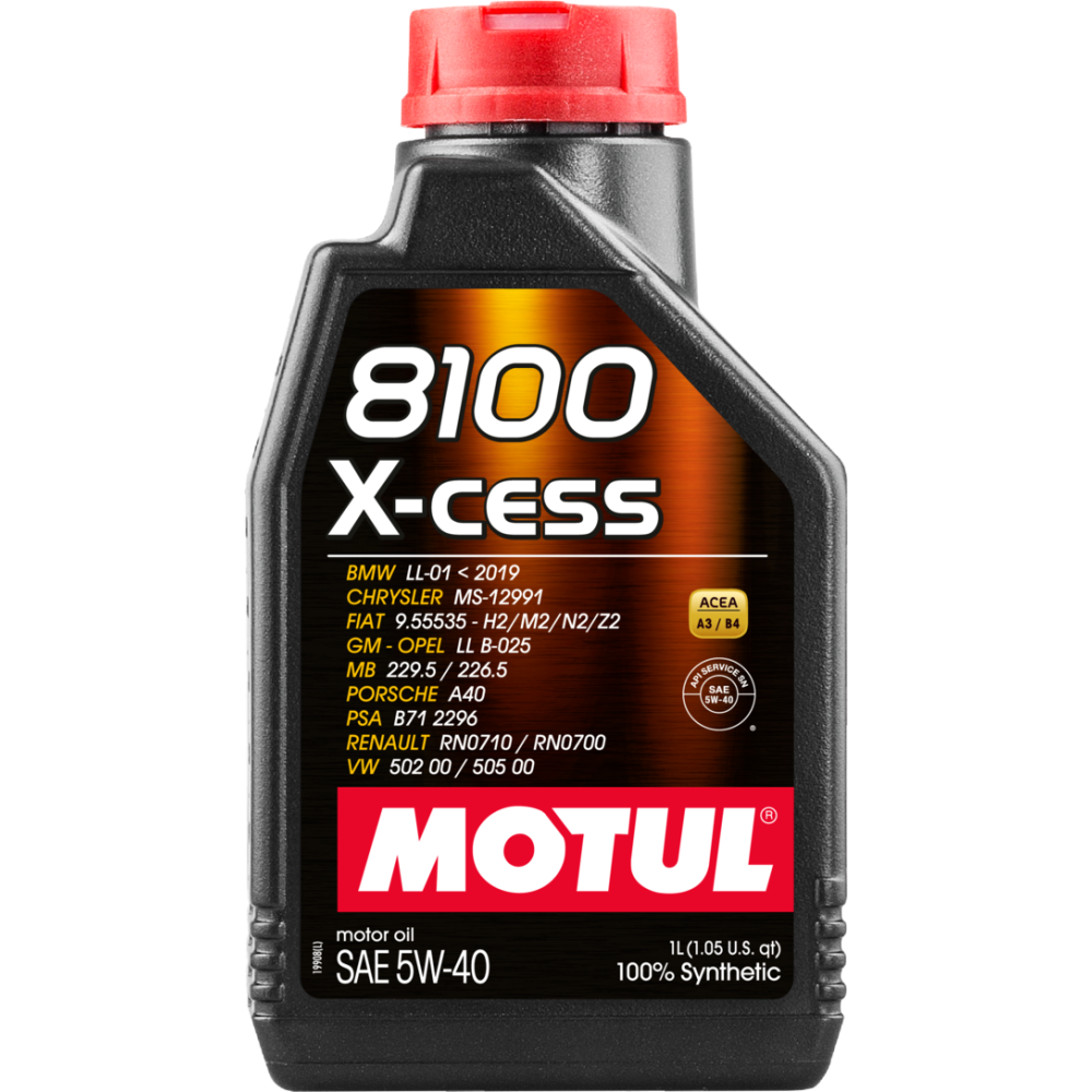 Variklio alyva MOTUL 8100 X-CESS 5W40 1L | Oiler