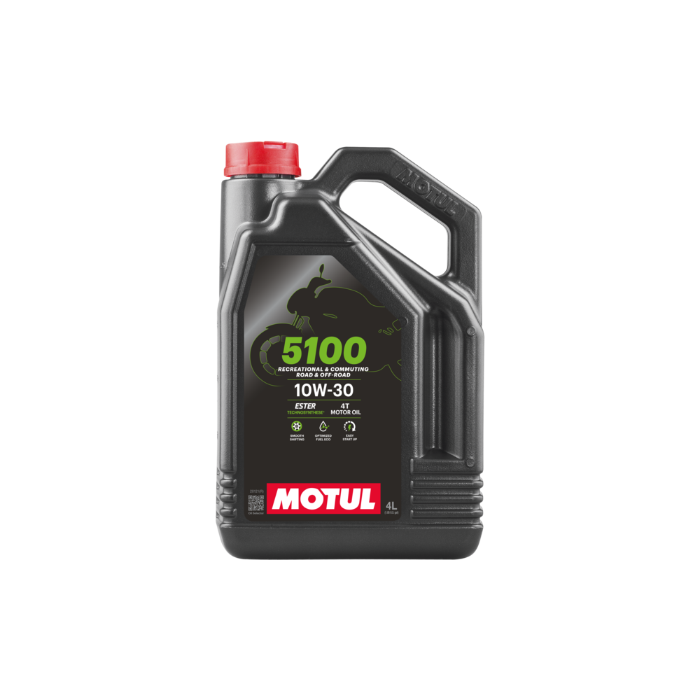Variklio alyva MOTUL 5100 4T 10W30 ESTER 4L | Oiler