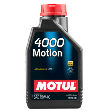 Variklio alyva MOTUL 4000 MOTION 15W40 1L | Oiler