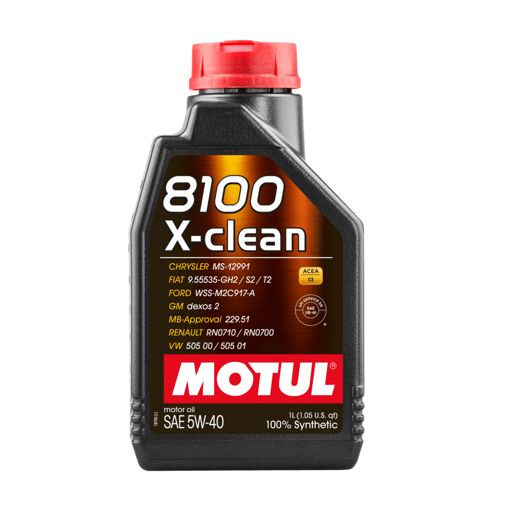 Variklio alyva MOTUL 8100 X-CLEAN 5W40 1L | Oiler