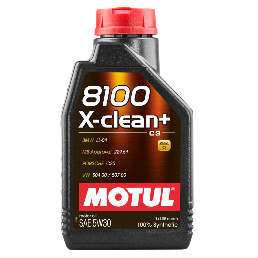 Variklio alyva MOTUL 8100 X-CLEAN+ 5W30 1L | Oiler