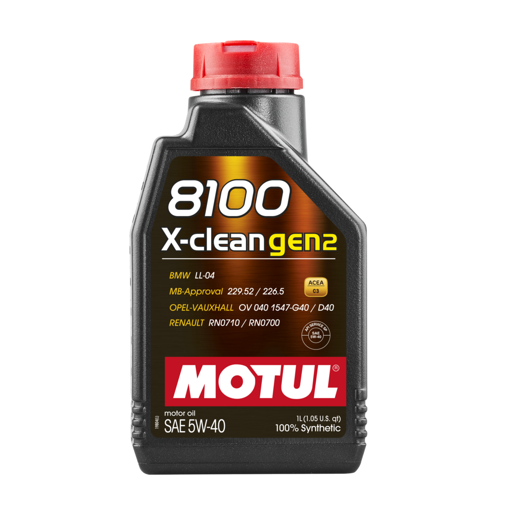 Variklio alyva MOTUL 8100 X-CLEAN GEN2 5W40 1L | Oiler