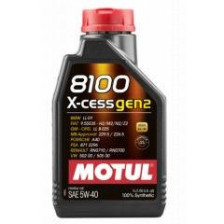 Engine oil MOTUL 8100 X-CESS GEN2 5W40 1L | Oiler