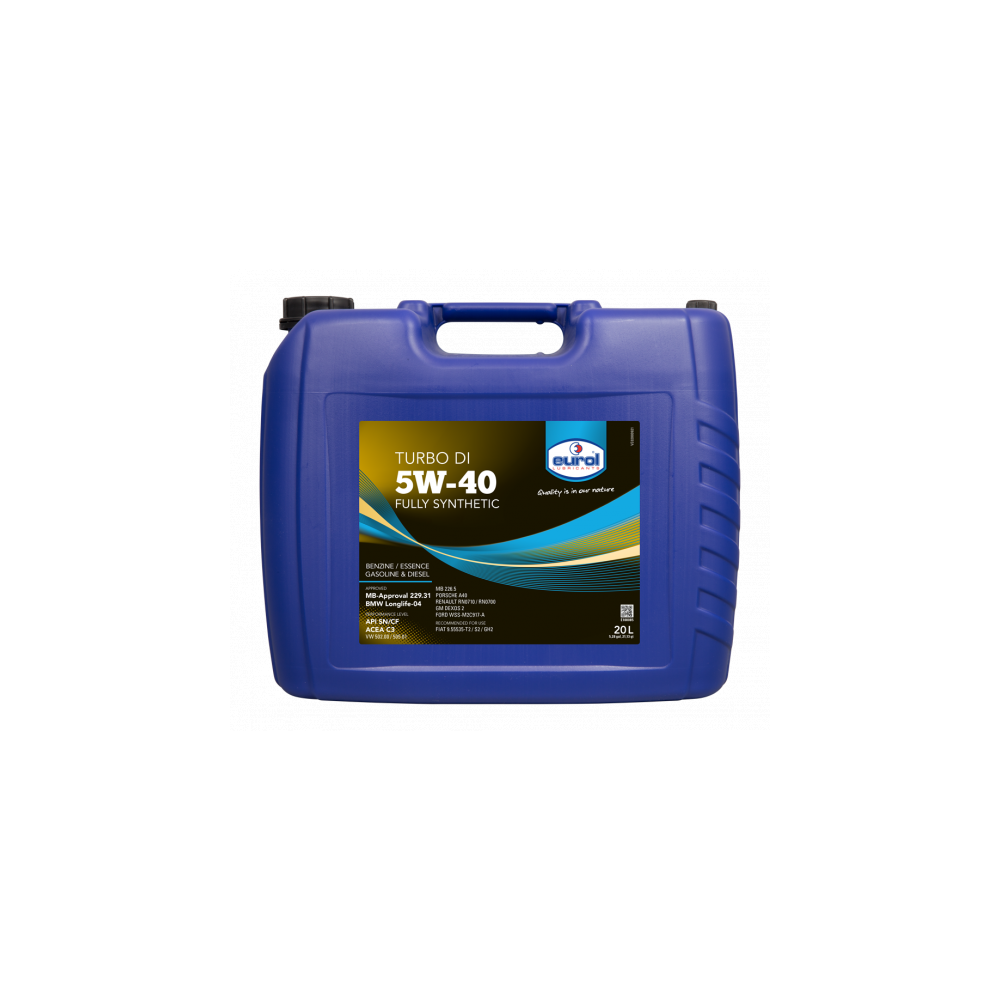 Engine oil EUROL 5W40 TURBO DI 20L | Oiler