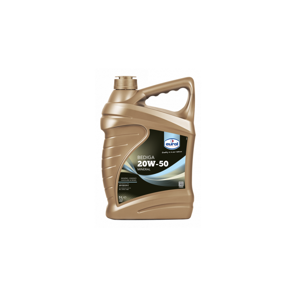 Моторное масло EUROL 20W50 BEDIGA 5L | Oiler