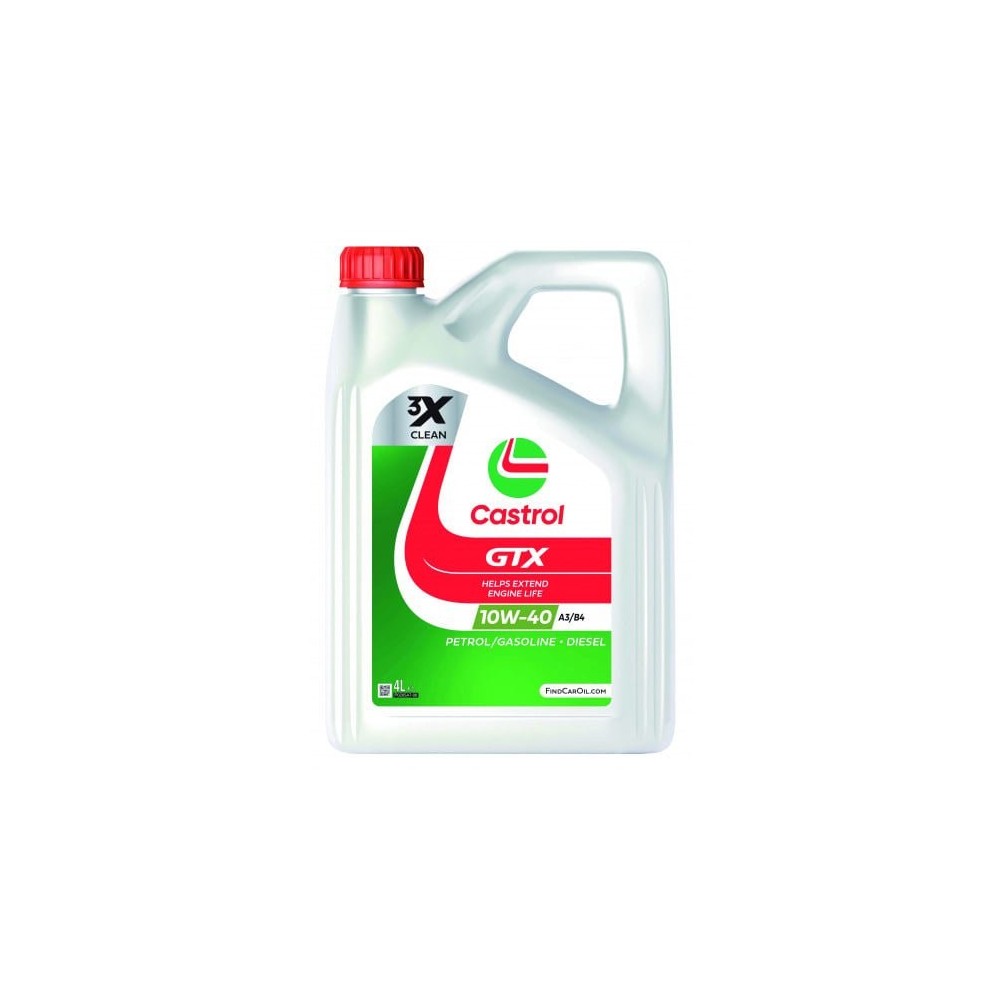 Engine oil CASTROL 10W40 GTX A3/B4 4L | Oiler