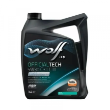 Engine oil WOLF OFFICIALTECH 5W30 C3 LL III 4L | Oiler