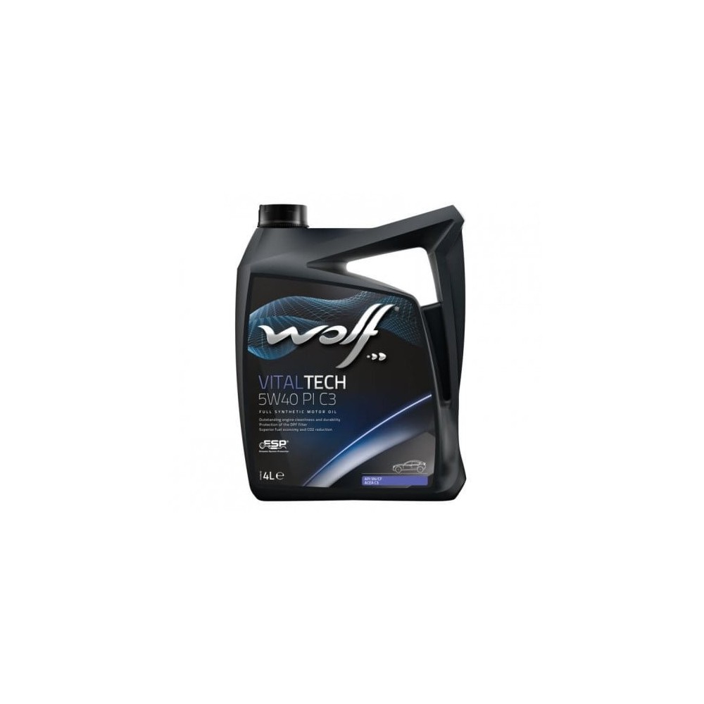 Моторное масло WOLF VITALTECH 5W40 PI C3 4L | Oiler