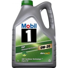 Engine oil MOBIL 0W20 ESP X2 5L | Oiler