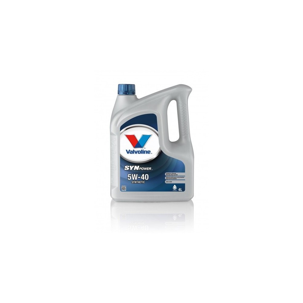 Variklio alyva VALVOLINE 5W40 SYNPOWER 4L | Oiler
