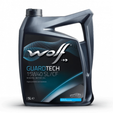 Моторное масло WOLF GUARDTECH 15W40 SL/CF 5L | Oiler