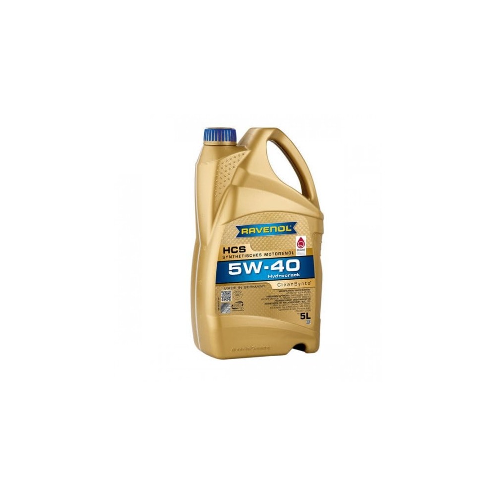 Variklio alyva RAVENOL HCS 5W40 5L | Oiler