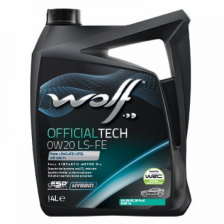 Моторное масло WOLF OFFICIALTECH 0W20 LS-FE 4L | Oiler