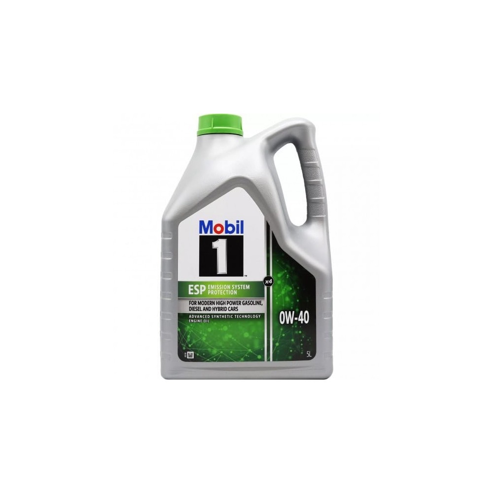 Моторное масло MOBIL 0W40 ESP X4 5L | Oiler