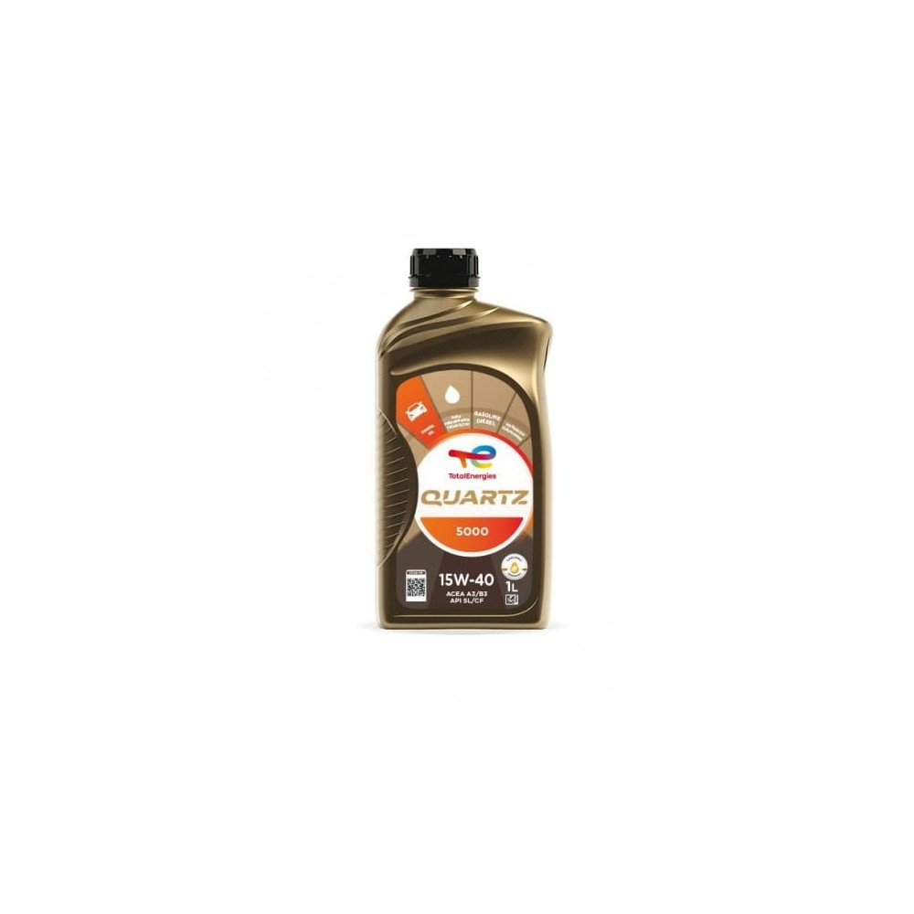 Engine oil TOTAL 15W40 QUARTZ 5000 1L | Oiler