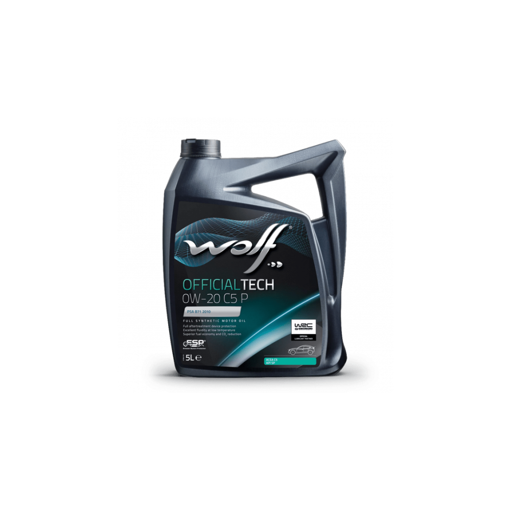 Engine oil WOLF OFFICIALTECH 0W20 C5 P 5L | Oiler