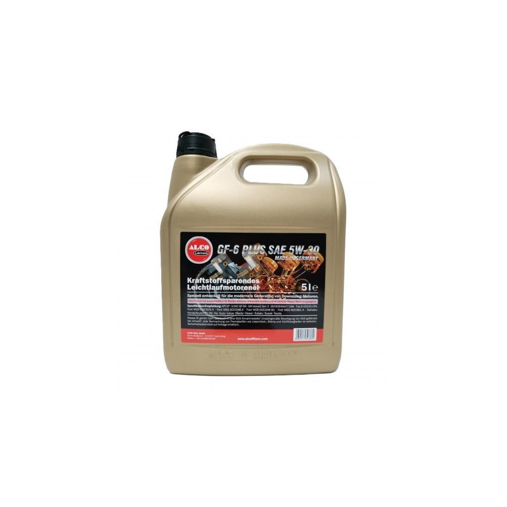 Моторное масло ALCO FILTER GF-6 PLUS SAE 5W30 5L | Oiler