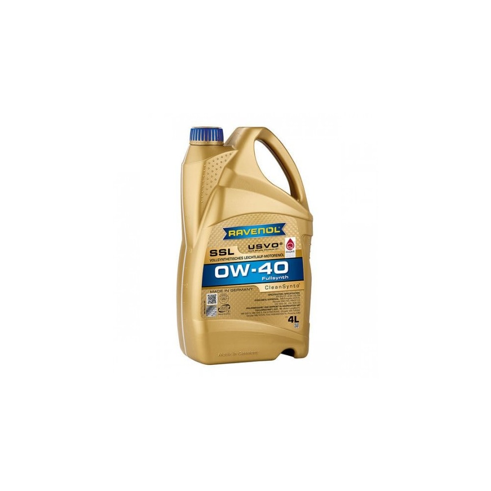 Variklio alyva RAVENOL SSL 0W40 4L | Oiler