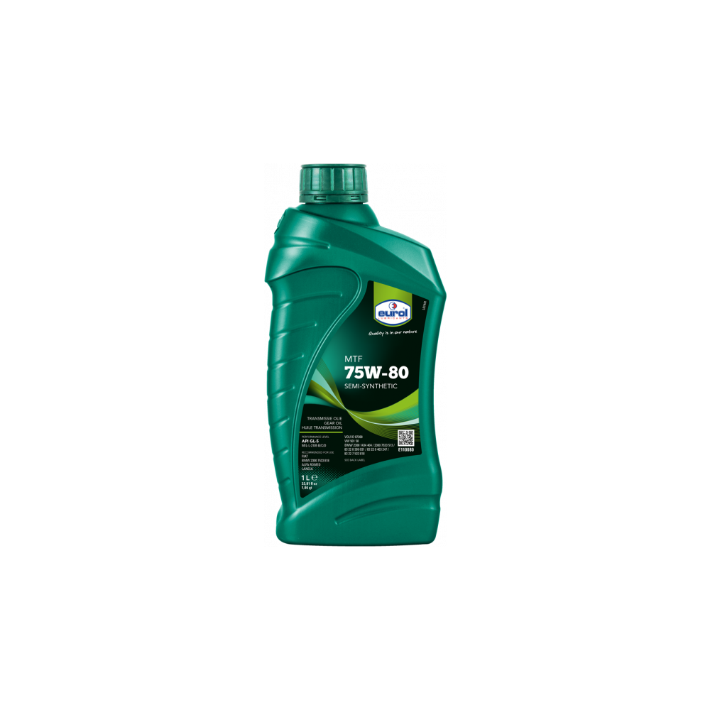 Transmission oil EUROL 75W80 MTF GL5 1L | OILER
