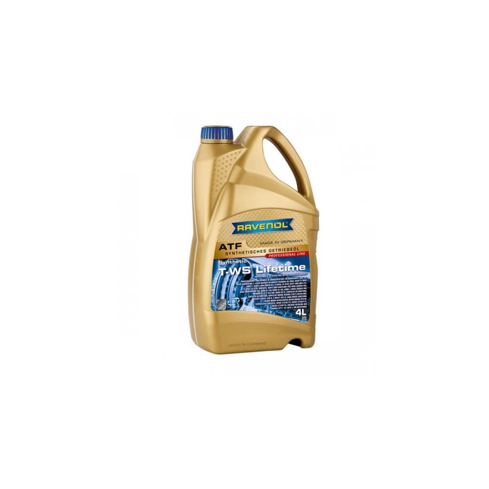 Automatinės pavarų dėžės alyva RAVENOL ATF T-WS Lifetime Fluid 4L | Oiler