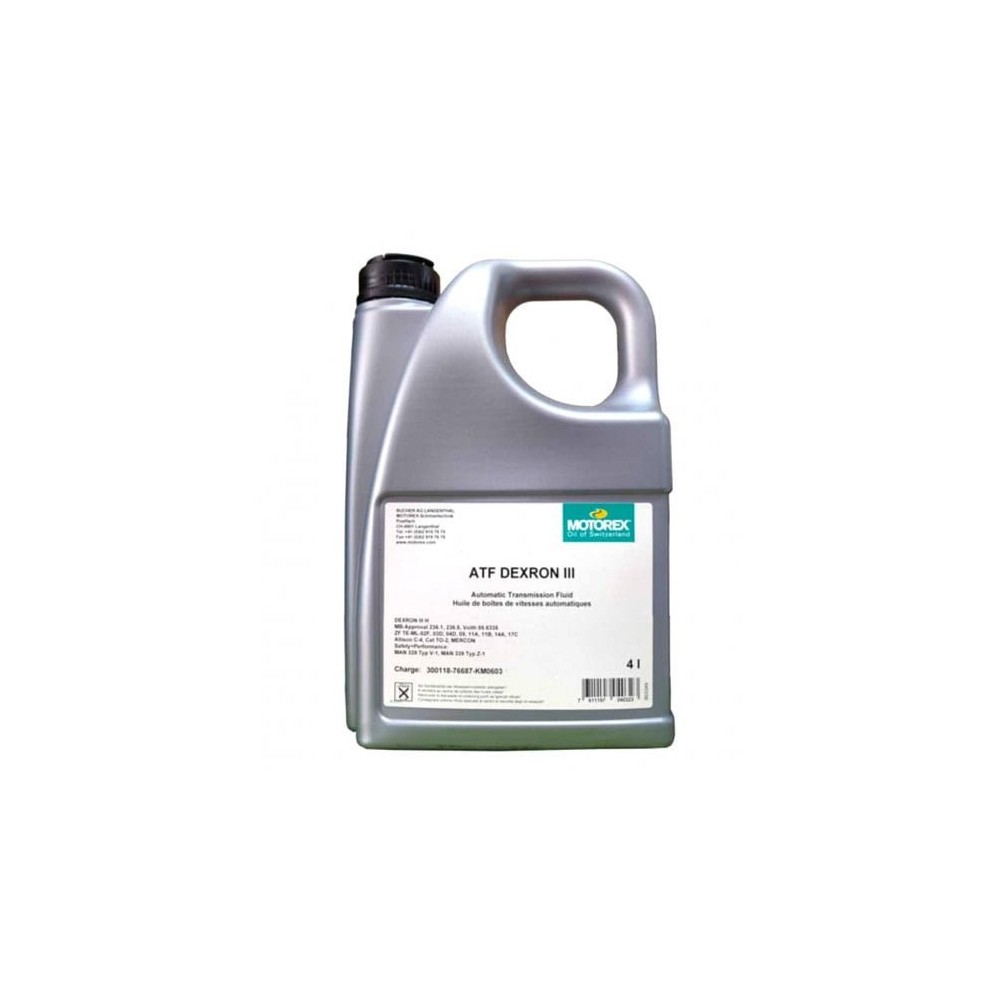 Automātiskās pārnesumkārbas eļļa MOTOREX ATF DEXRON III 4L | Oiler
