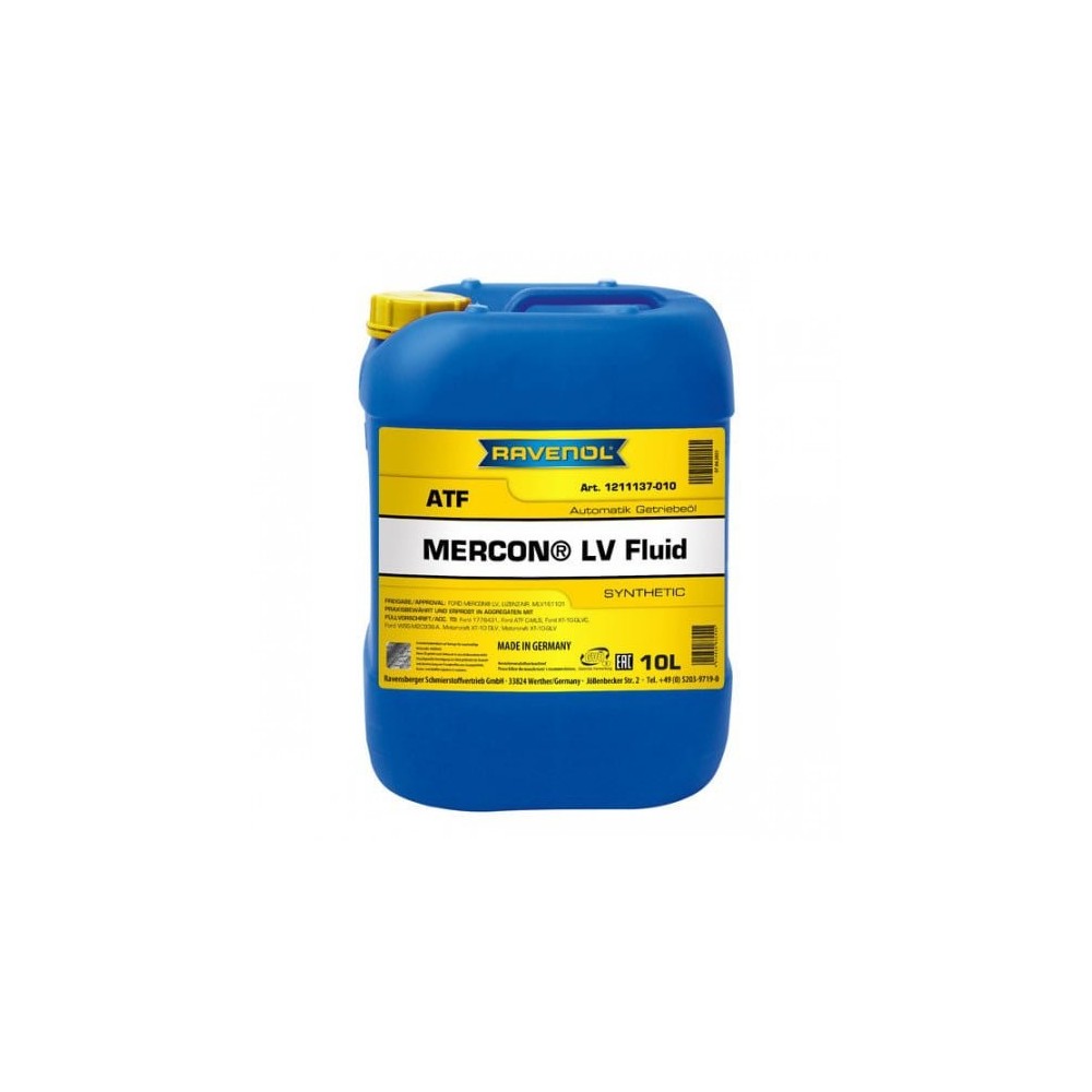 Automātiskās pārnesumkārbas eļļa RAVENOL Mercon LV 10L | Oiler