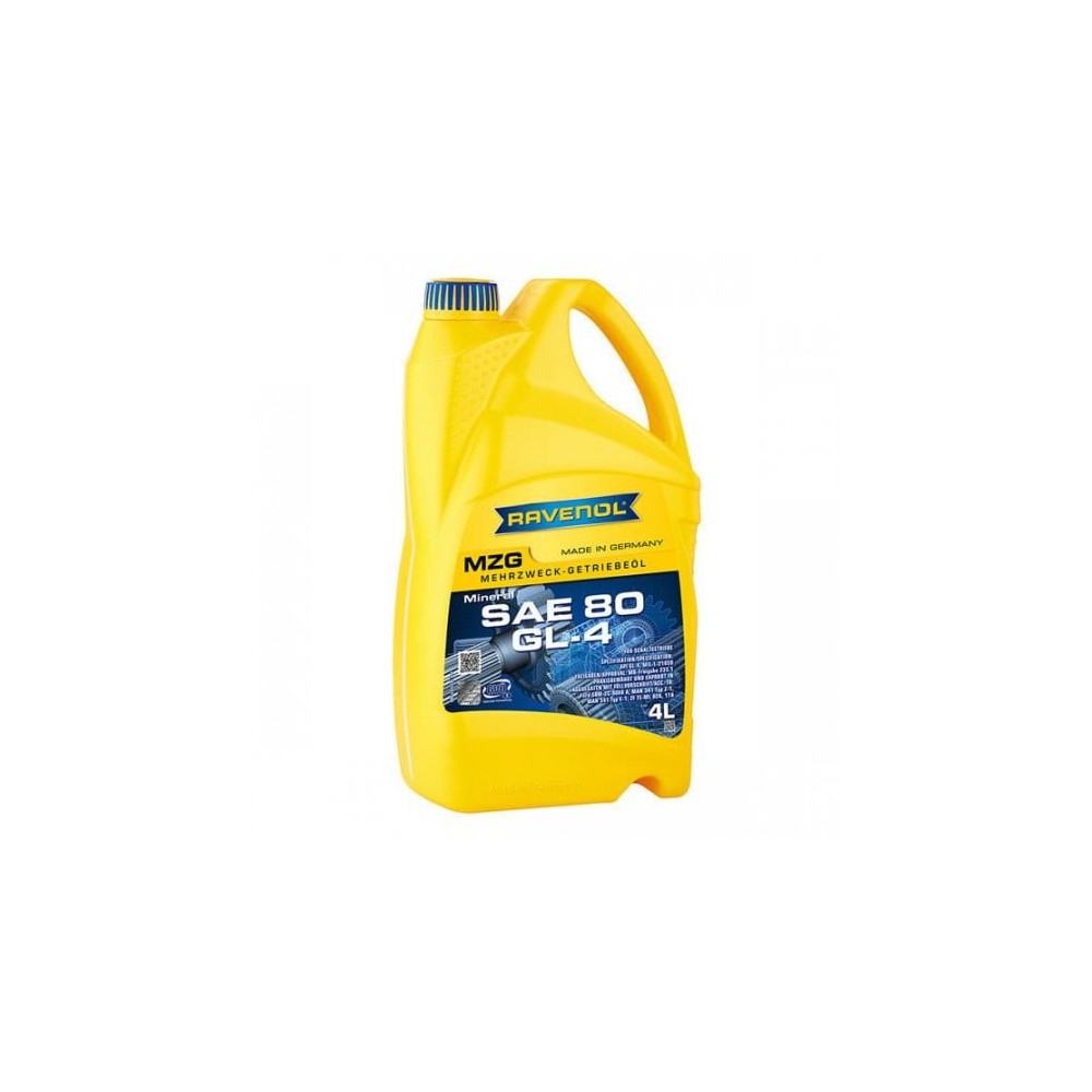 Transmission oil RAVENOL MZG SAE80 GL-4 4L | OILER