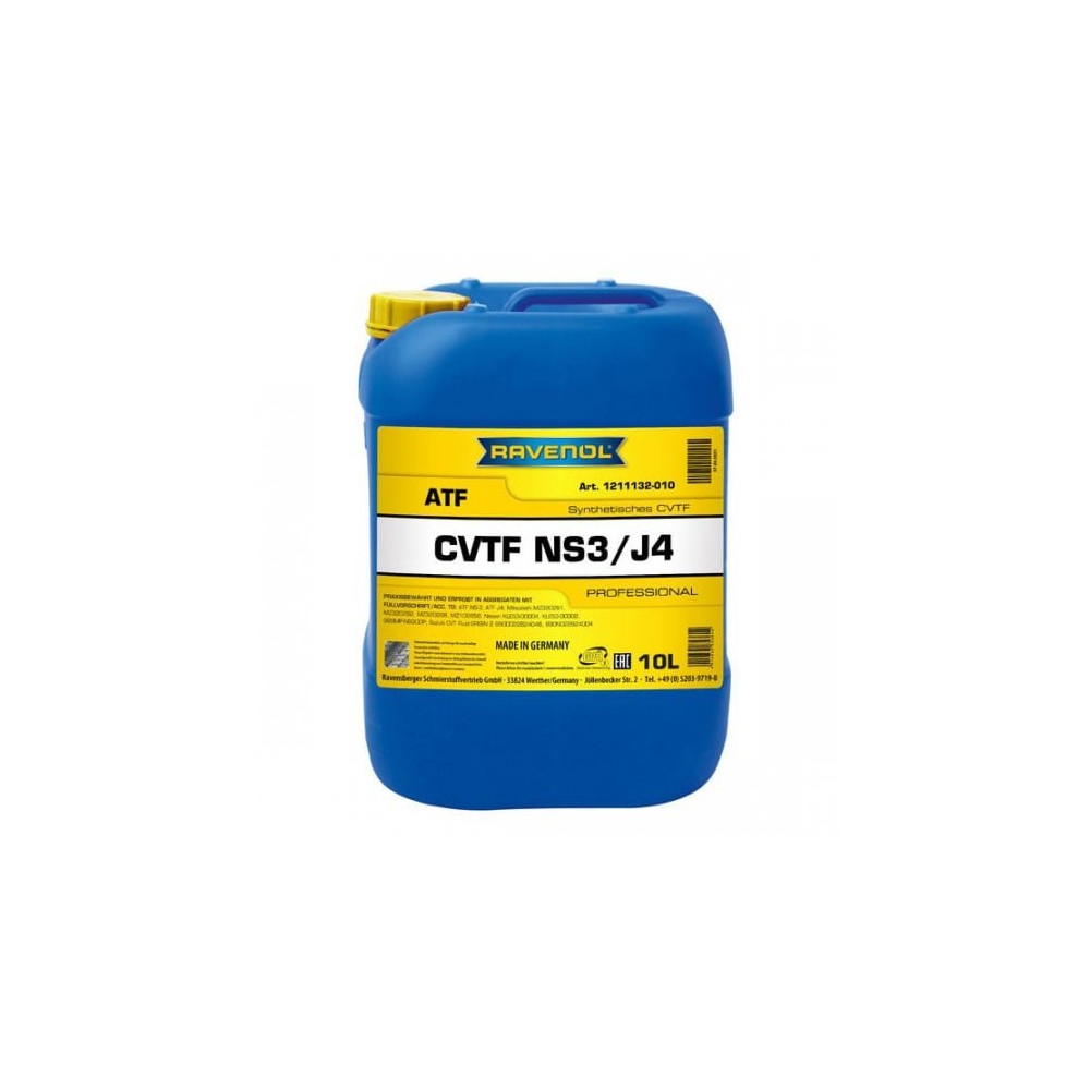 Automatinės pavarų dėžės alyva RAVENOL CVTF NS3/J4 10L | Oiler