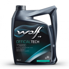 Transmission oil WOLF OFFICIALTECH 75W80 5L | OILER
