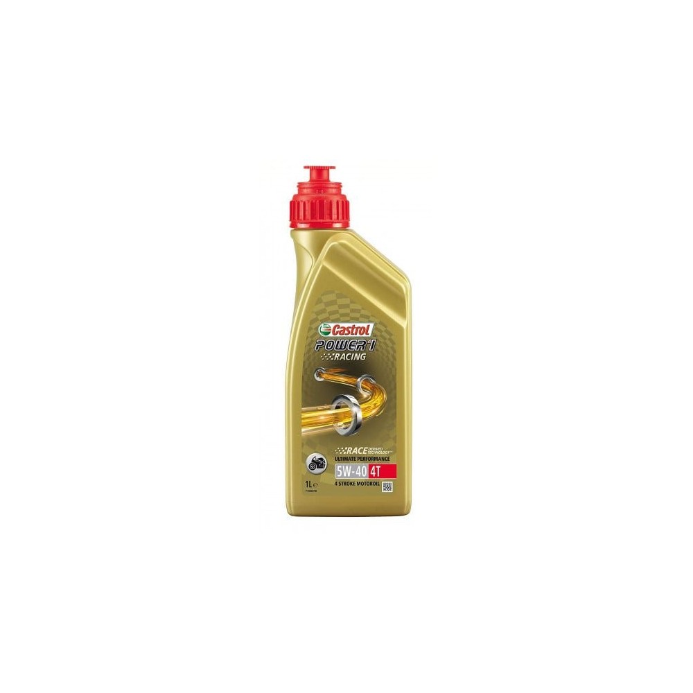 Variklio alyva CASTROL 5W40 POWER 1 RACING 4T 1L | OILER
