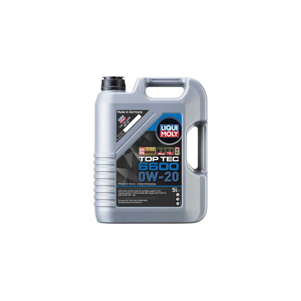 Variklio alyva LIQUI MOLY TOP TEC 6600 0W20 5L | OILER