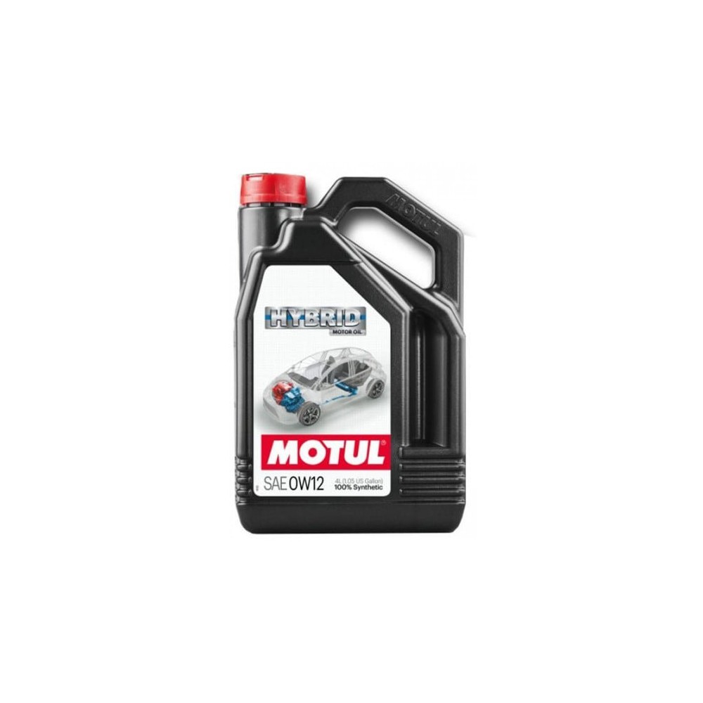 Моторное масло hibrīda dzinējiem MOTUL HYBRID 0W12 4L | OILER