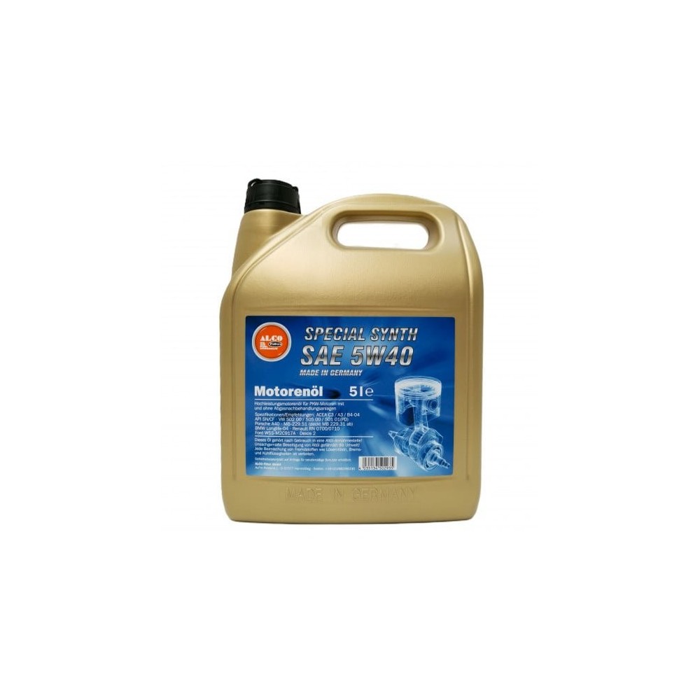 Engine oil ALCO FILTER SPECIAL SYNTH 5W40 5L | Oiler