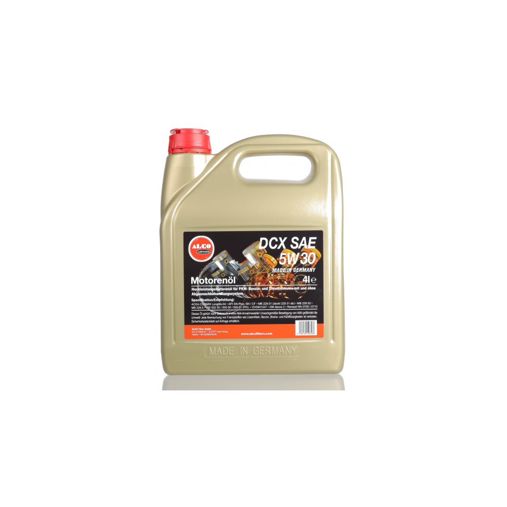 Variklio alyva ALCO FILTER DX 5W30 4L | OILER