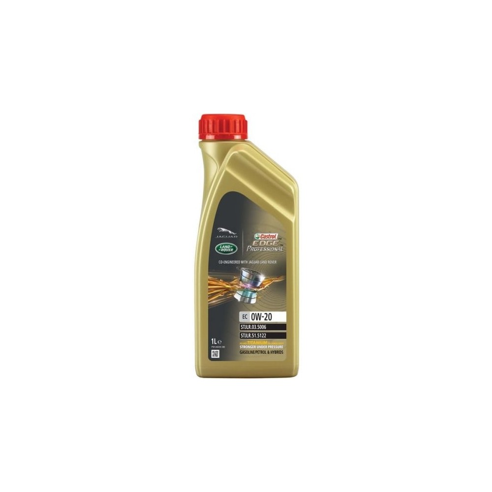Variklio alyva CASTROL 0W20 EDGE PROFESSIONAL TITANIUM EC 1L | OILER
