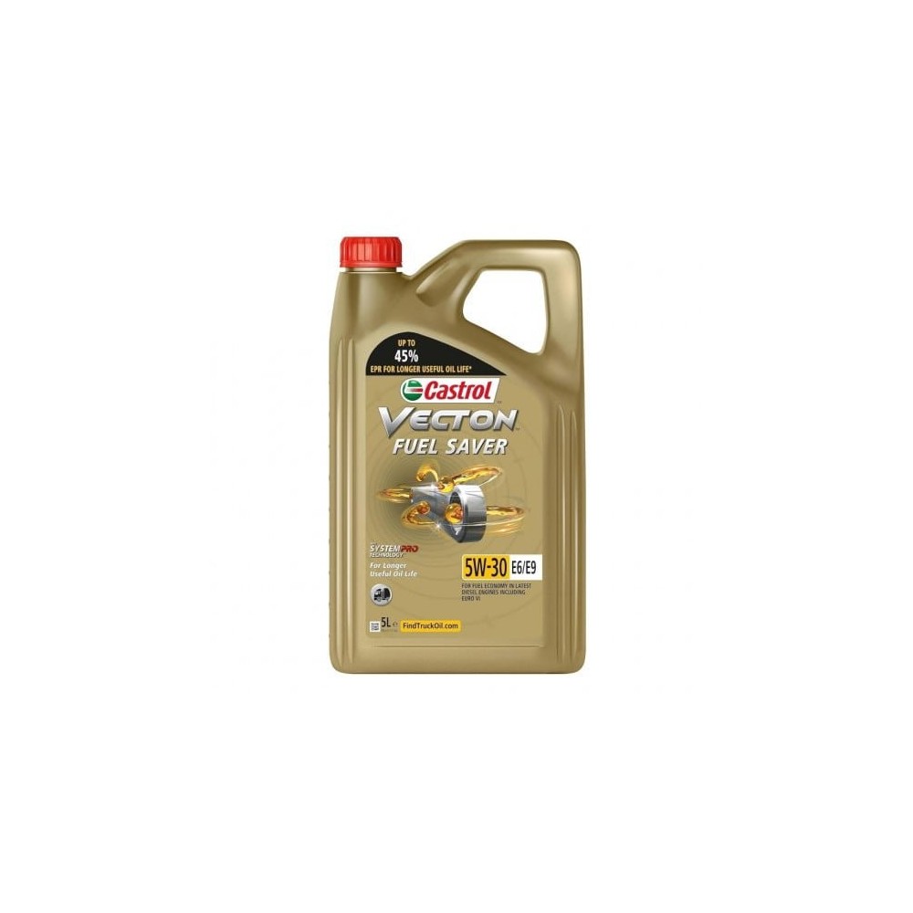 Engine oil CASTROL 5W30 VECTON FUEL SAVER E6 E9 5L | Oiler