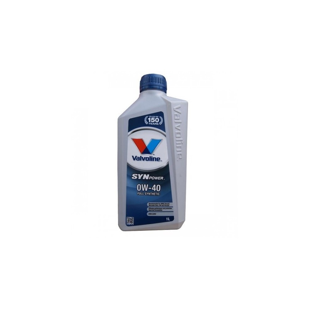 Variklio alyva VALVOLINE 0W40 SYNPOWER 1L | OILER