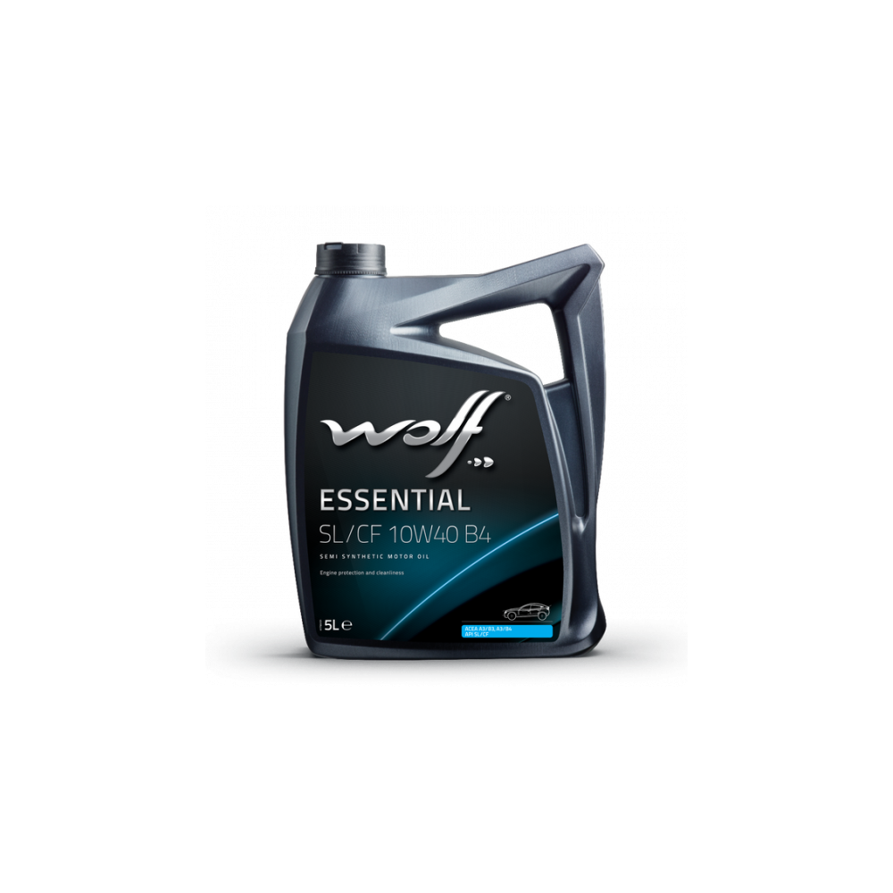 Variklio alyva WOLF ESSENTIAL 10W40 SL/CF 10W40 B4 5L | OILER