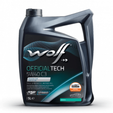 Engine oil WOLF OFFICIALTECH 5W40 C3 5L | Oiler