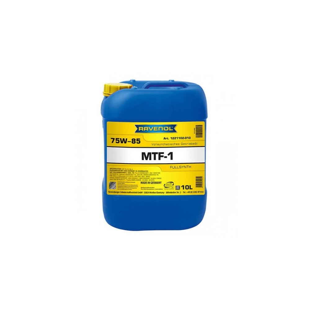 Transmisijos alyva RAVENOL MTF-1 75W85 10L | OILER