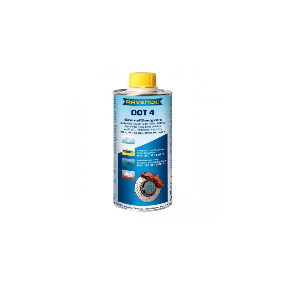 Braking fluid RAVENOL DOT 4 500ML | Oiler