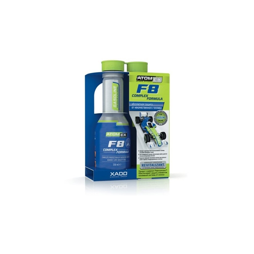 Fuel additive XADO ATOMEX F8 GASOLINE | Oiler