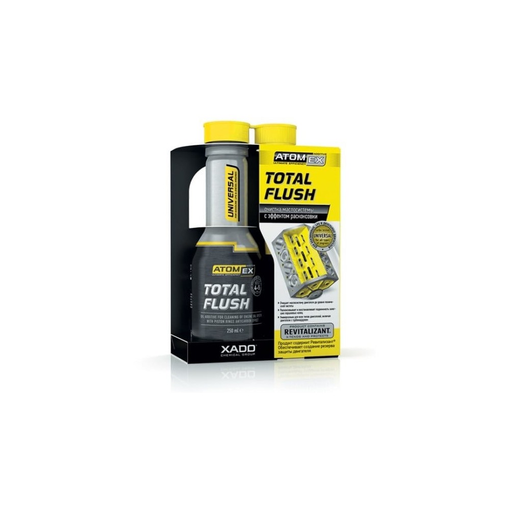 Engine oils additive XADO ATOMEX TOTAL FLUSH | OILER