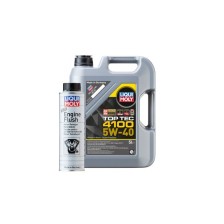 Top Tec 4100 5W-40 5L engine oil + Engine Flush 0.3L | Oiler